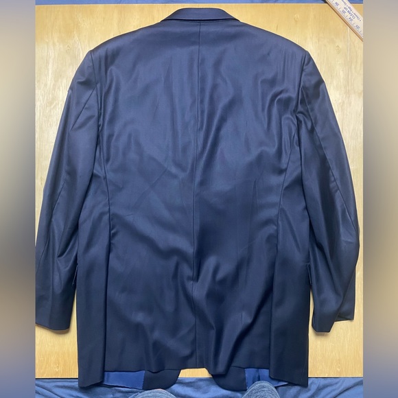 Vintage Hickey Freeman Tasmanian Super 130’s Wool Sport Coat Blazer 46L (flaws) - Picture 9 of 12